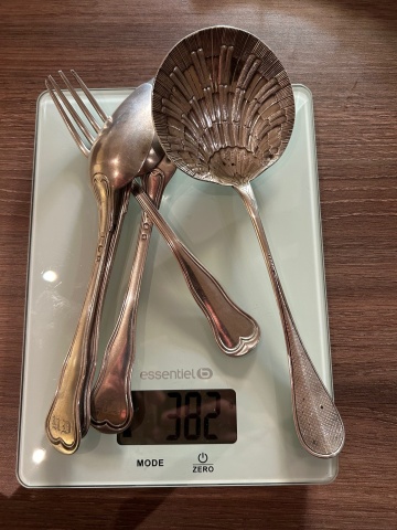 Couverts argent 925 dépareillés au poids